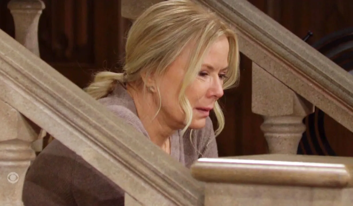 brooke cries over ridge bb